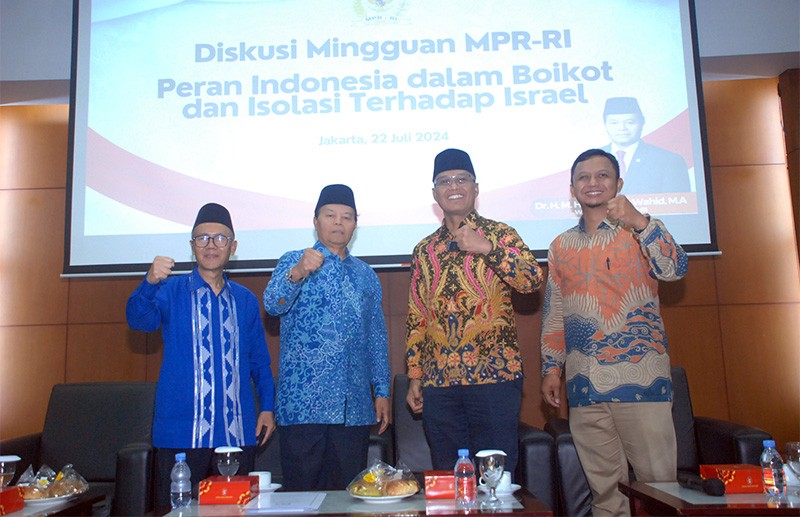 Diskusi MPR Bertajuk "Peran Indonesia dalam Boikot dan Isolasi Terhadap Israel",
