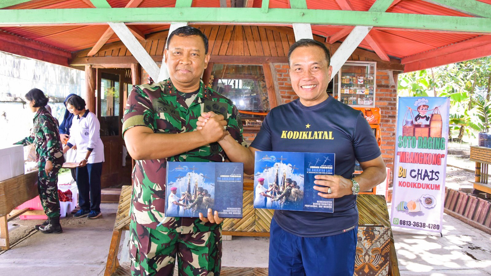Soto Daging Mbangkong Diresmikan Dankodikdukum, Bantu Tingkatkan UMKM