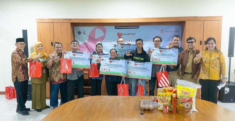 Peringati Hari Anak Nasional, Bank DKI Peduli Berikan Bantuan Kepada ADHIV 