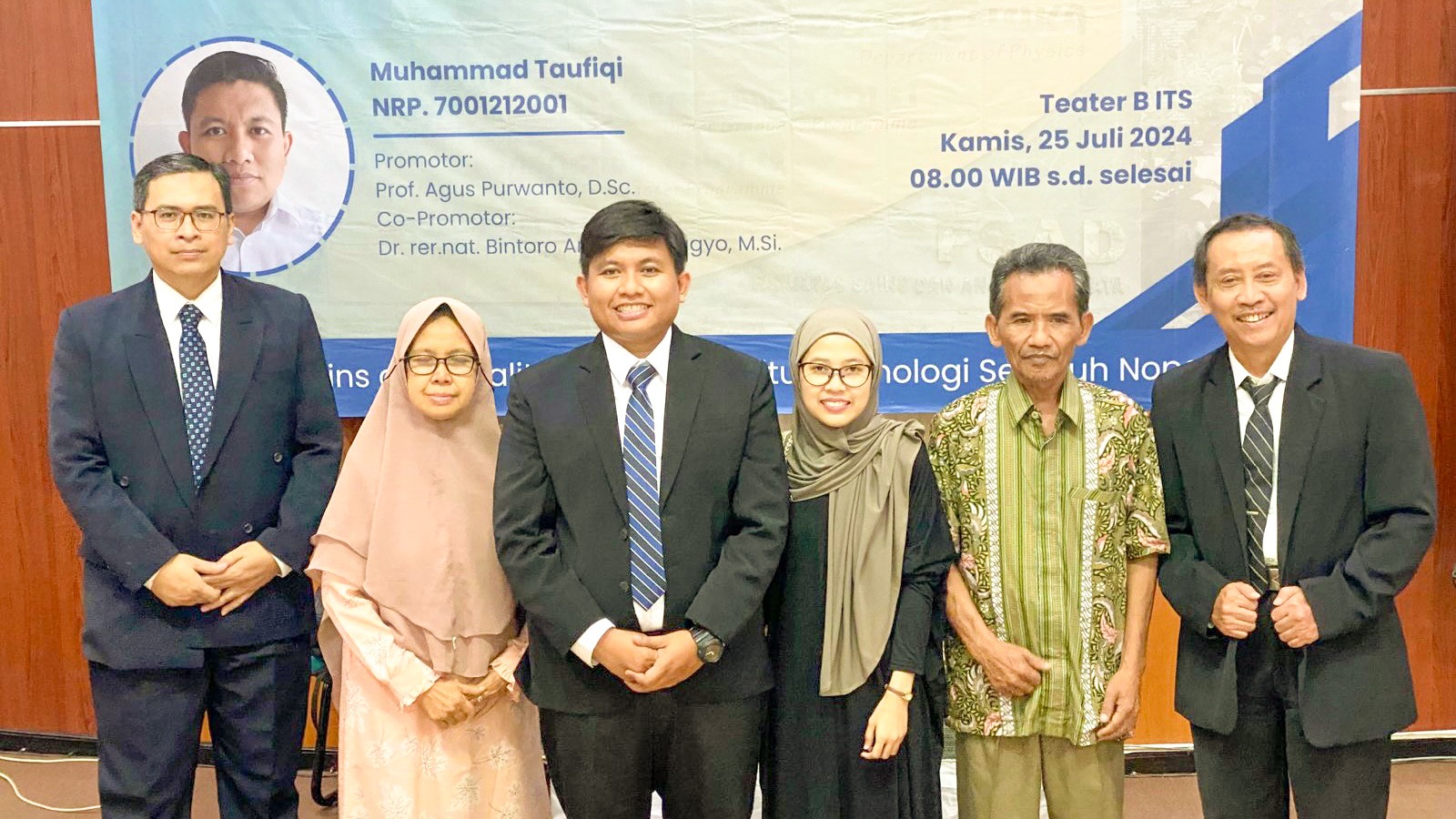 Teliti Teori Kuantum, Doktor ITS Lulus dengan Lima Publikasi Q1