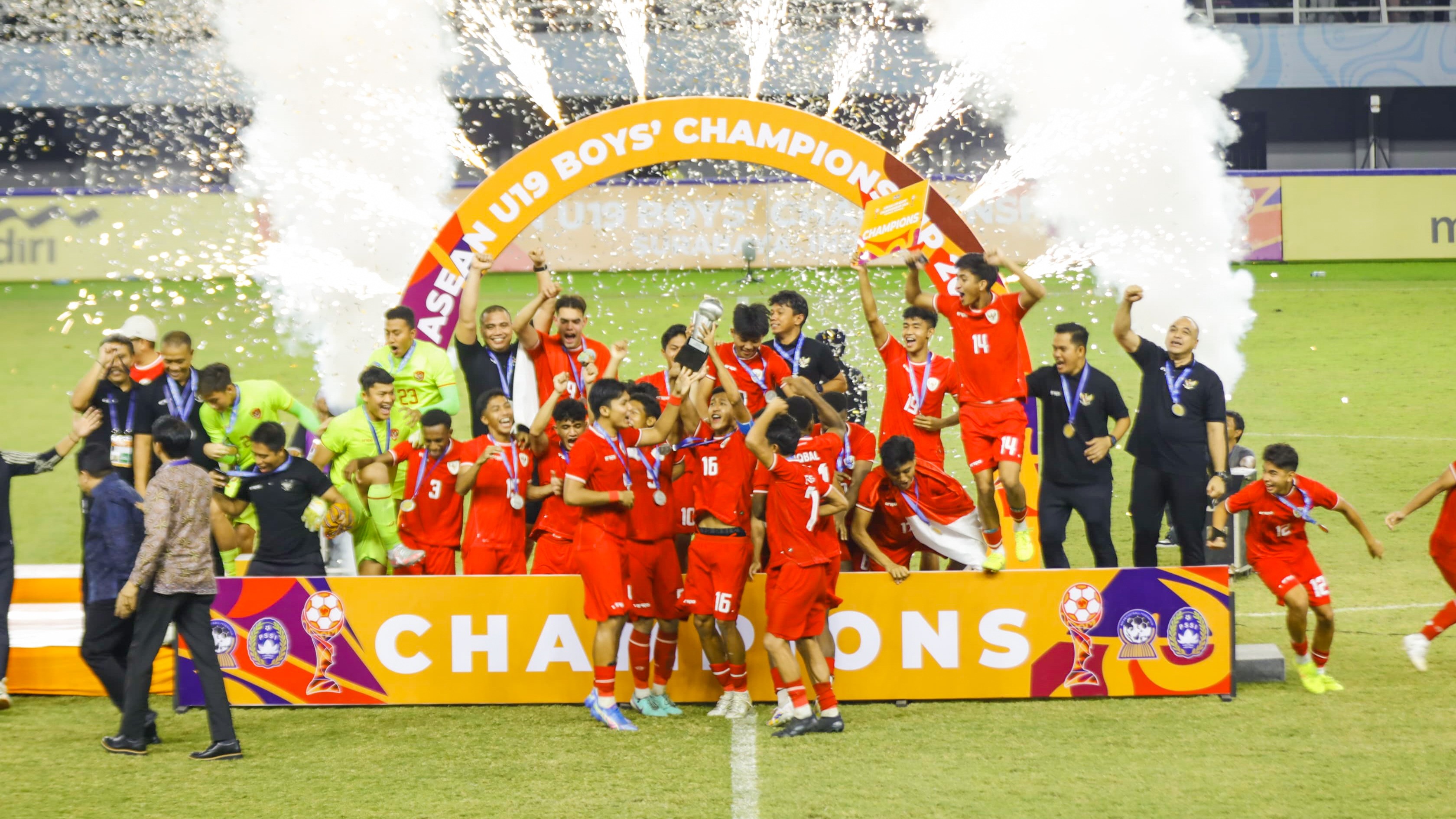 Indonesia Juara Piala AFF U-19, Pj Gubernur Puji Daya Juang Penggawa Garuda Nusantara
