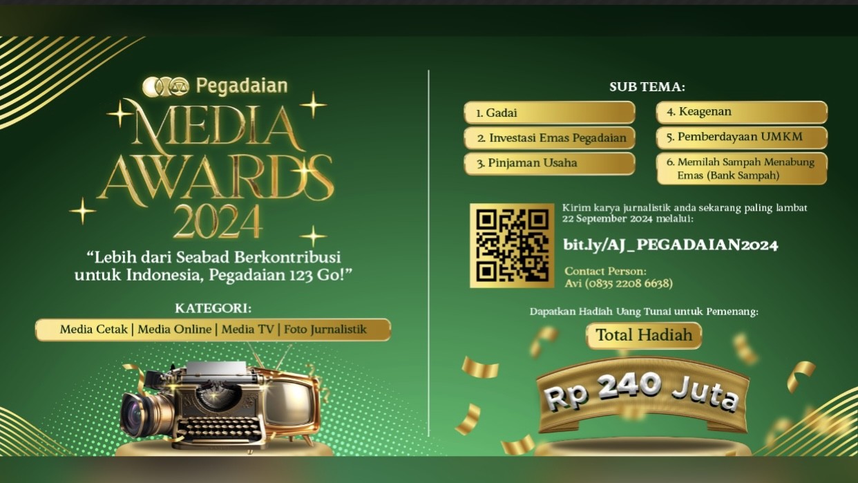 123 Go!! Pegadaian Media Awards 2024 Resmi Digelar