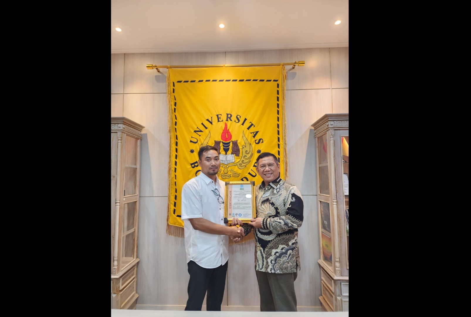 Universitas Borobudur Mendapat ISO 21001:2018 Percepatan Unggul dan Go International