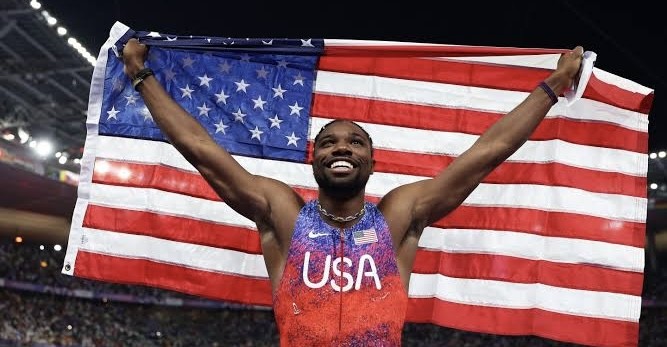Juara Lari 100 Meter Olimpiade Paris 2024 Noah Lyles Positif Covid-19