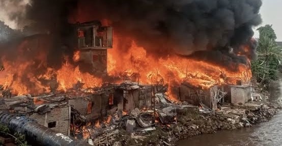 Kebakaran di Manggarai Diduga Disebabkan Korsleting Charger HP