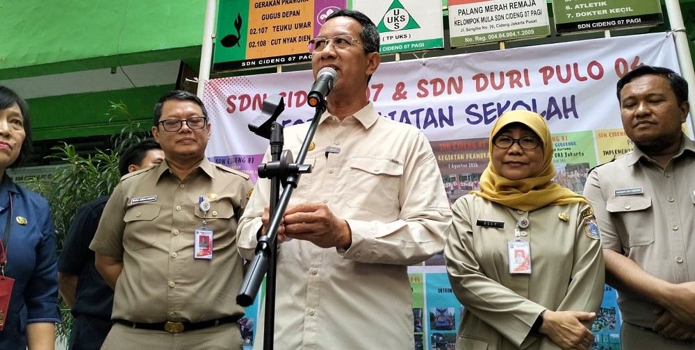 Heru Budi Bakal Laksanakan Uji Coba Makan Bergizi Gratis di Seluruh Sekolah Jakarta