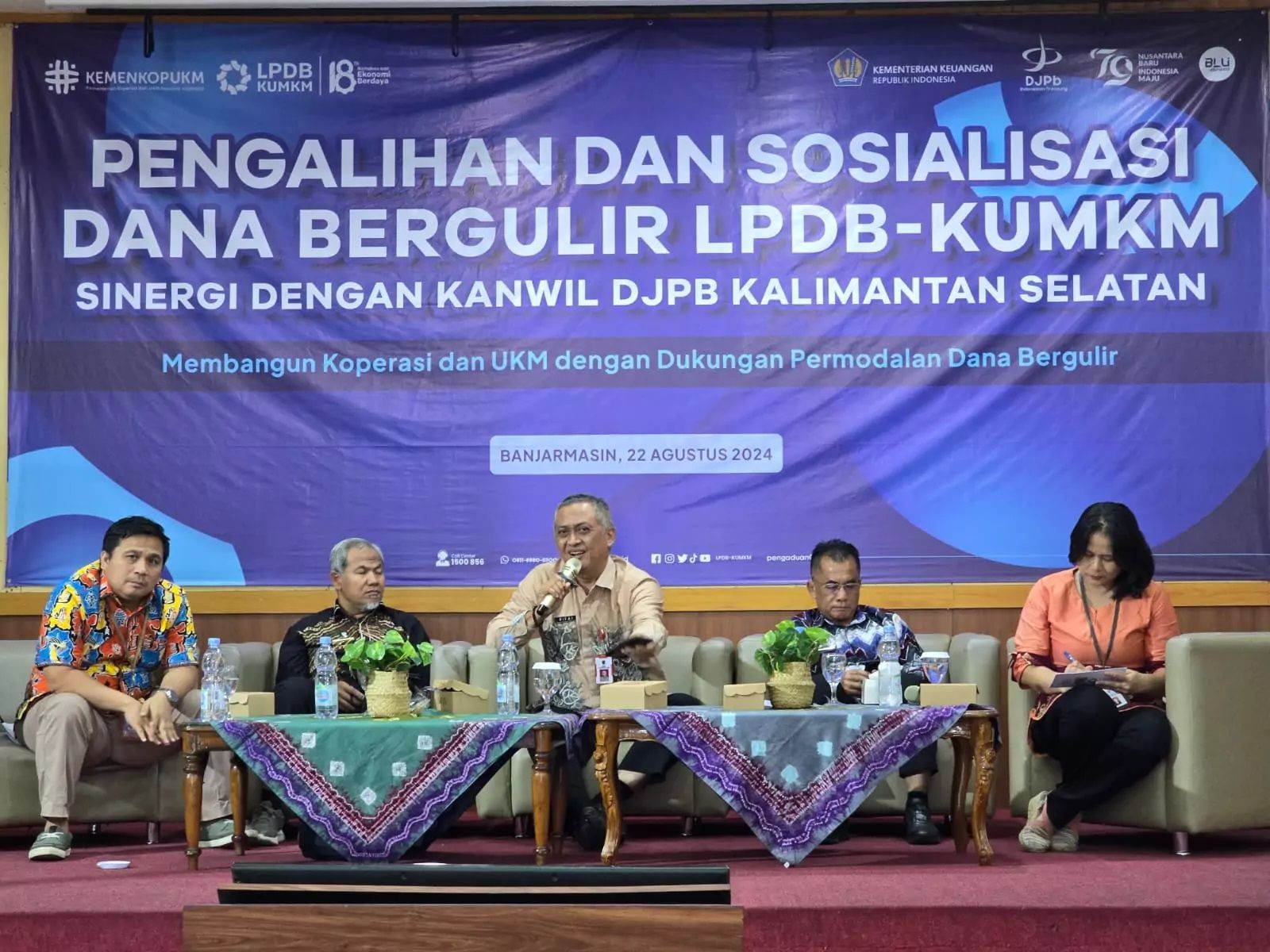 Dongkrak Perekonomian Kalsel, LPDB-KUMKM Optimalkan Pengalihan Dana Bergulir