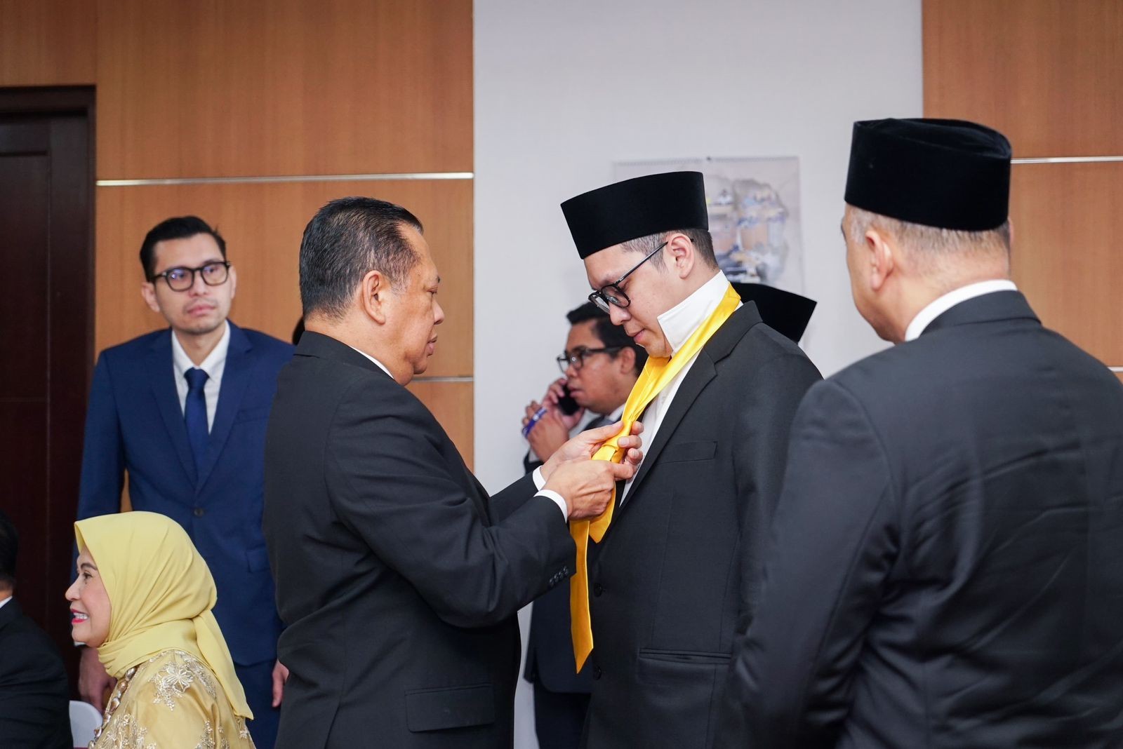 Hadiri Pelantikan Dimaz Raditya di DPRD DKI Jakarta, Bamsoet Bilang Gini