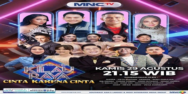 Judika, Iyeth Bustami, dan Rony Parulian, Tiga Genre Berkolaborasi di Panggung Road To Kilau Raya ‘Cinta Karena Cinta' MNCTV
