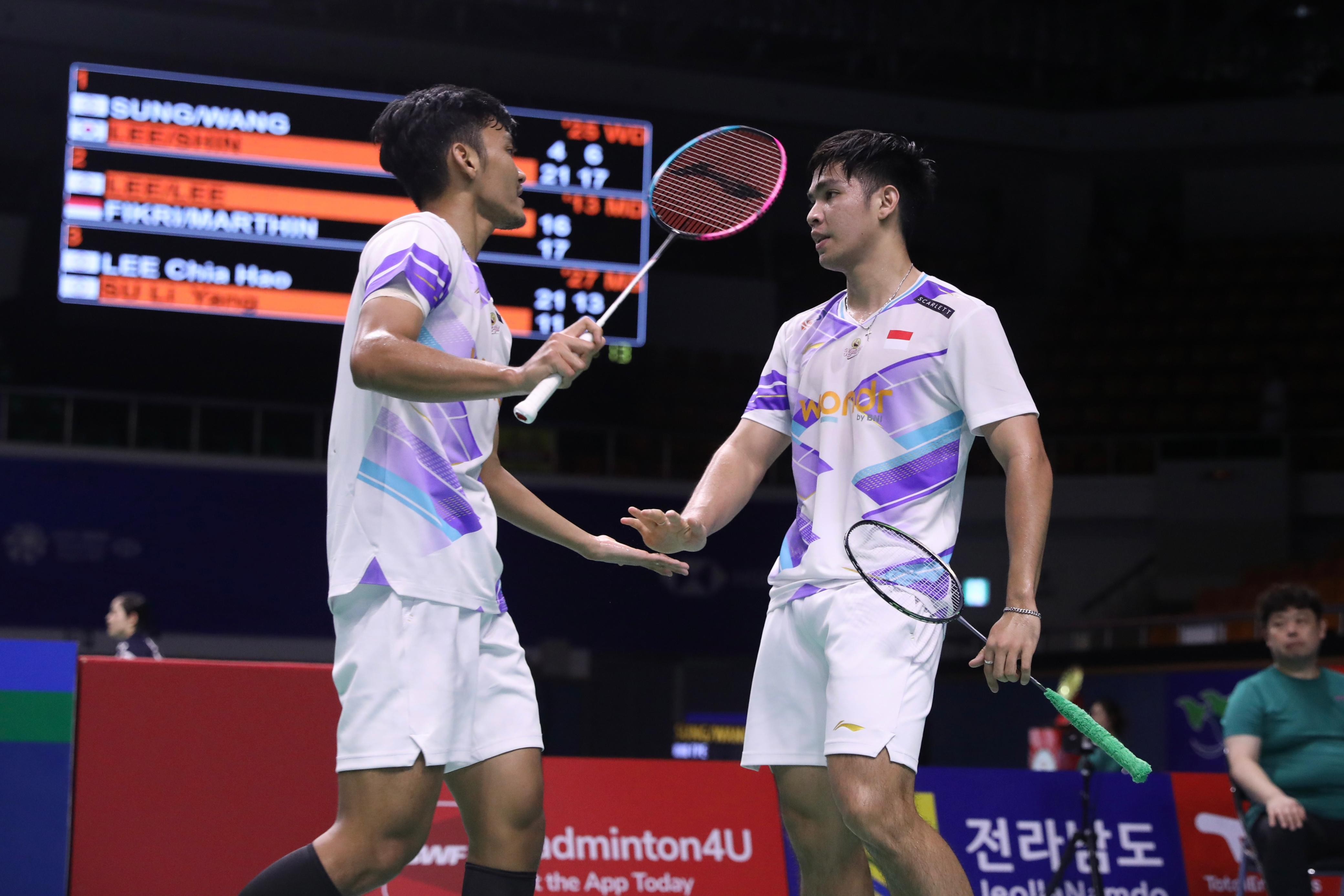 Korea Open 2024: Fikri/Daniel Songsong Perempatfinal