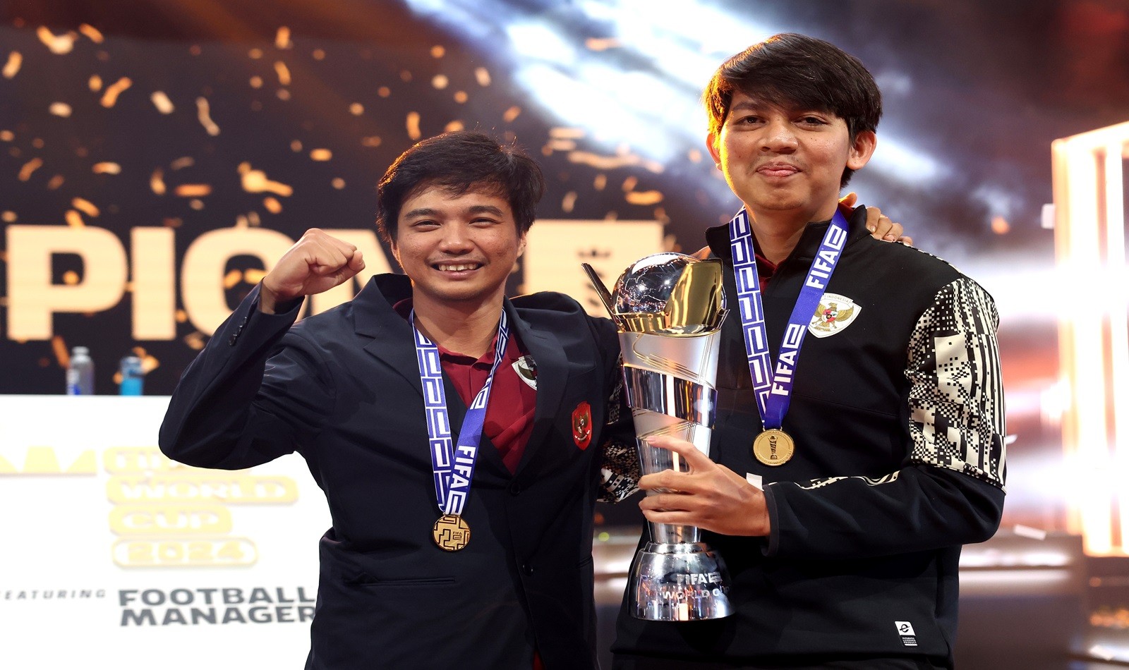 Indonesia Cetak Sejarah Jadi Juara Piala Dunia FIFAe Gim Football Manager!