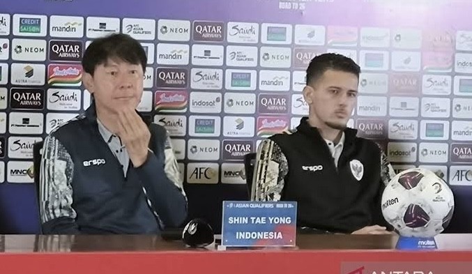 Shin Tae-yong Sebut Timnas Indonesia Percaya Diri Lawan Australia