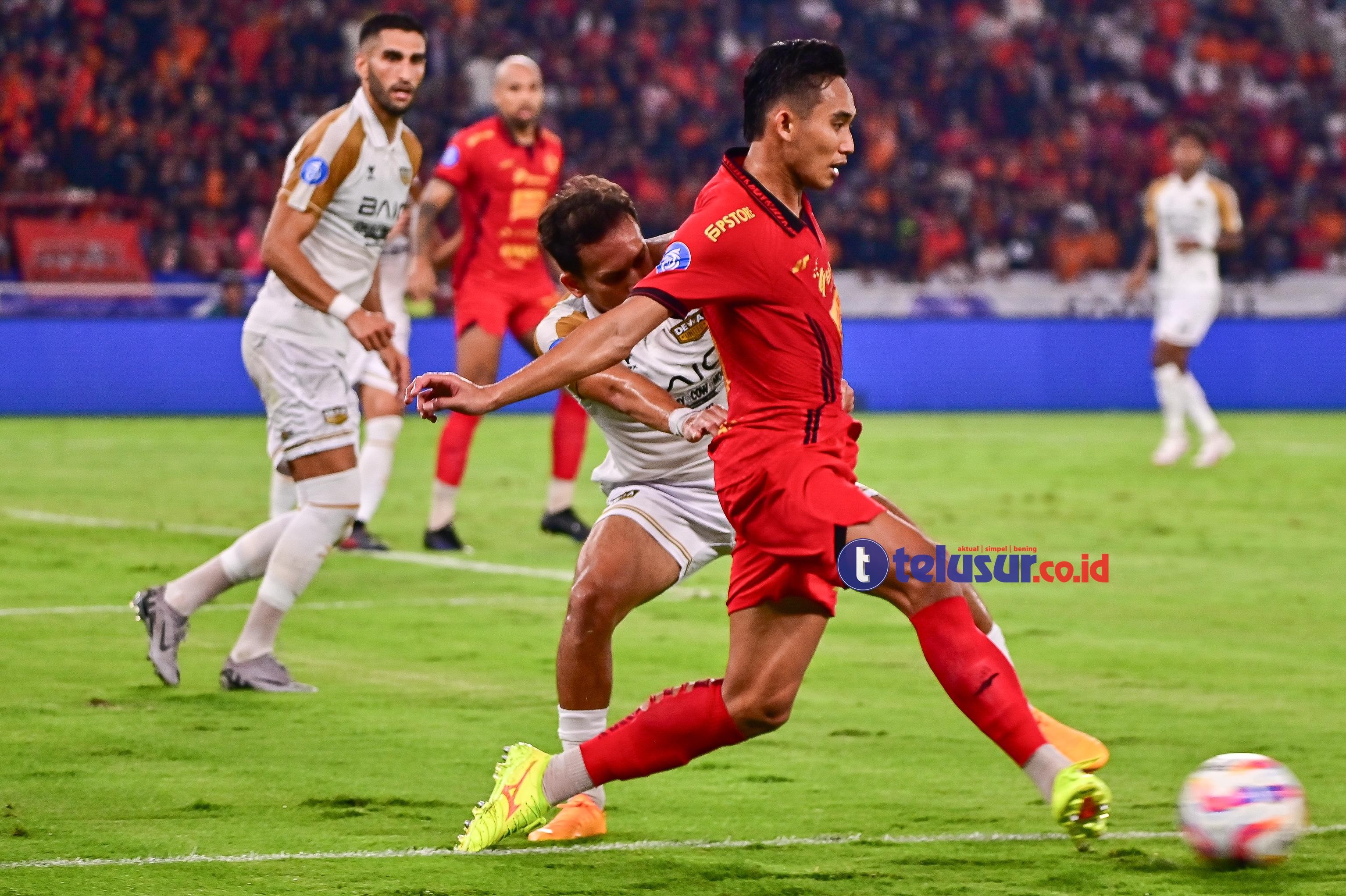 Foto: Lanjutan Liga 1 2024/2025, Persija Ditahan Imbang Tanpa Gol Dewa United di SUGBK