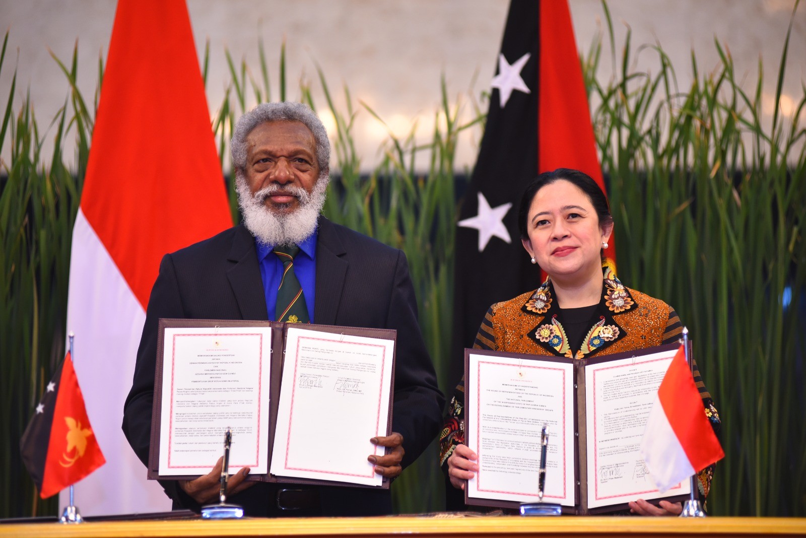 Bertemu Ketua Parlemen Papua Nugini, Puan Tekankan Kerja Sama Pendidikan Solidaritas Melanesia