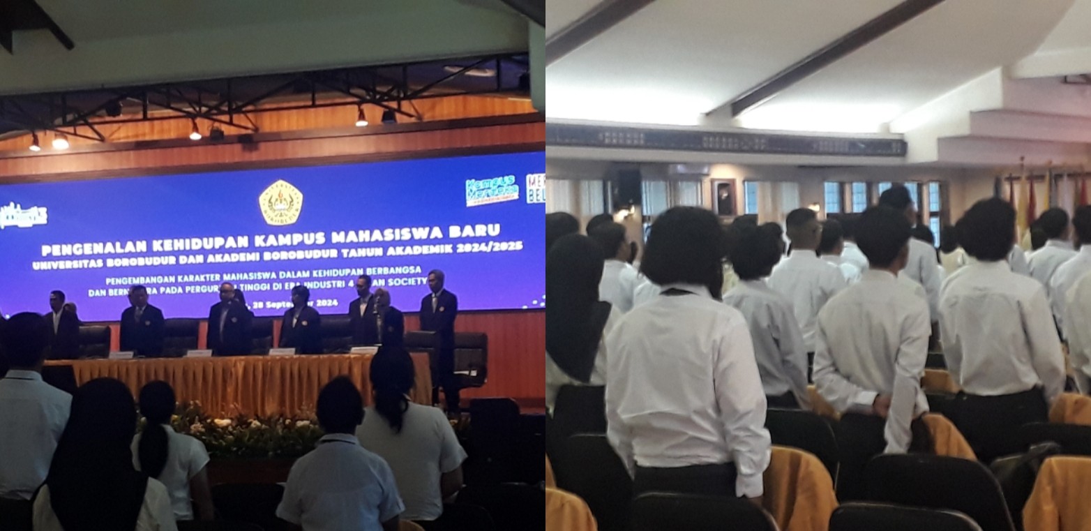 Pengenalan Mahasiswa Baru Universitas Borobudur, Ada 20 Warga Timor Leste Juga Terdaftar Bentuk Kerjasama