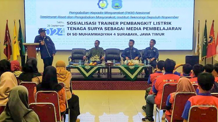 Terobosan PLTS dari PKM ITS, SD Mudipat dapat Pengalaman Langsung Belajar Energi Terbarukan
