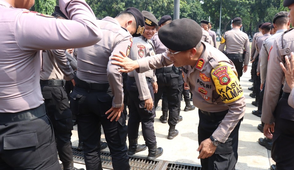 Polda Metro Terjunkan 5.614 Personel Gabungan Amankan Pelantikan Anggota DPR
