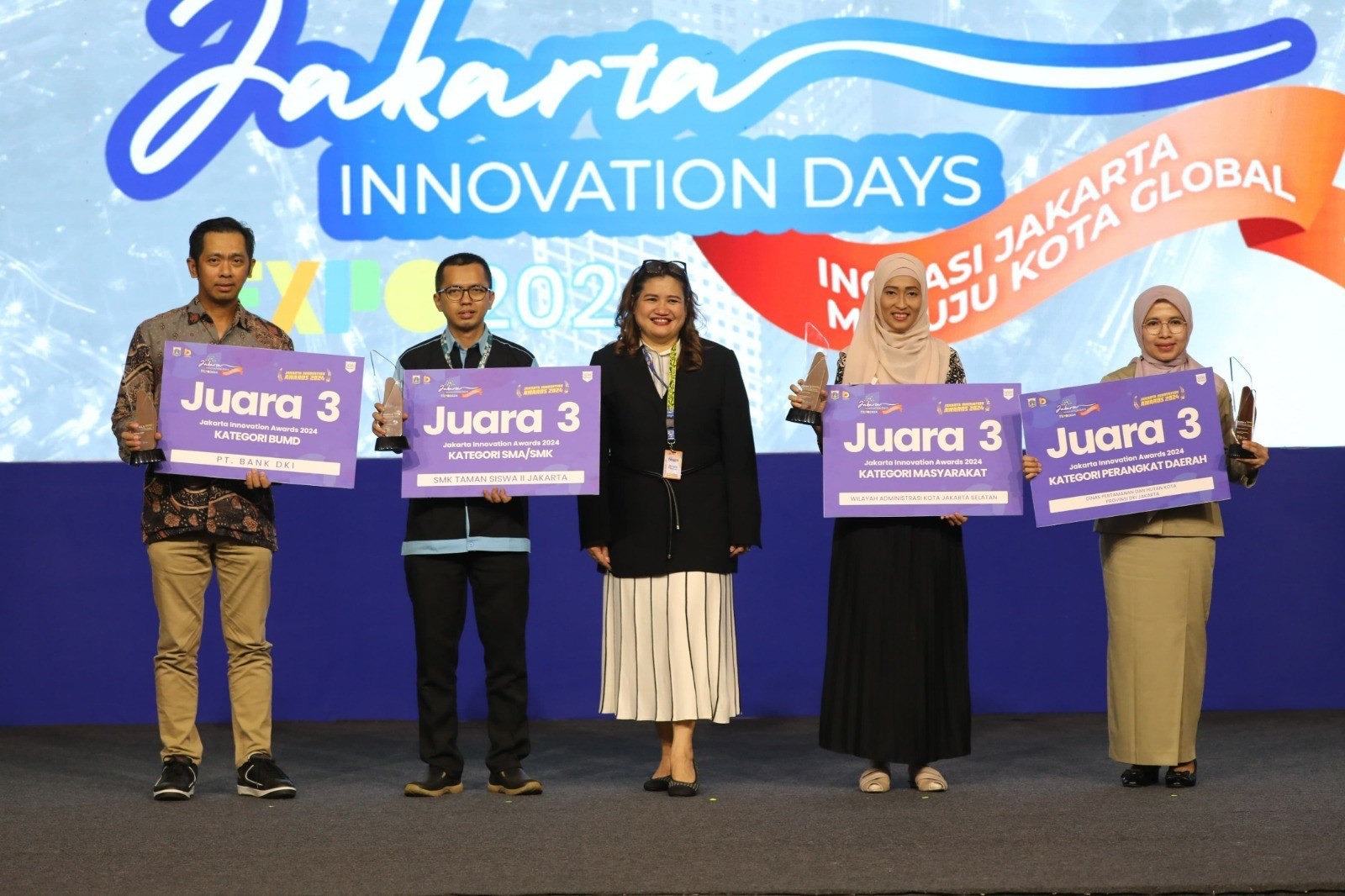 Berkat Inovasi Jakarta Tourist Pass, Bank DKI Raih Jakarta Innovation Awards 2024