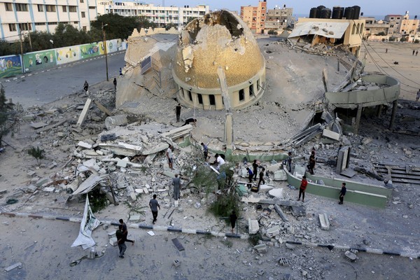 Kebiadaban Israel Hancurkan 814 Masjid di Jalur Gaza