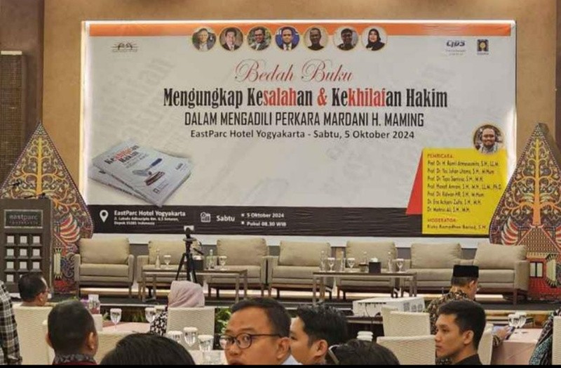 Bedah Buku: Eksaminasi Perkara Mardani H. Maming, Pakar Hukum Sebut SK Bupati Tidak Langgar UU Minerba
