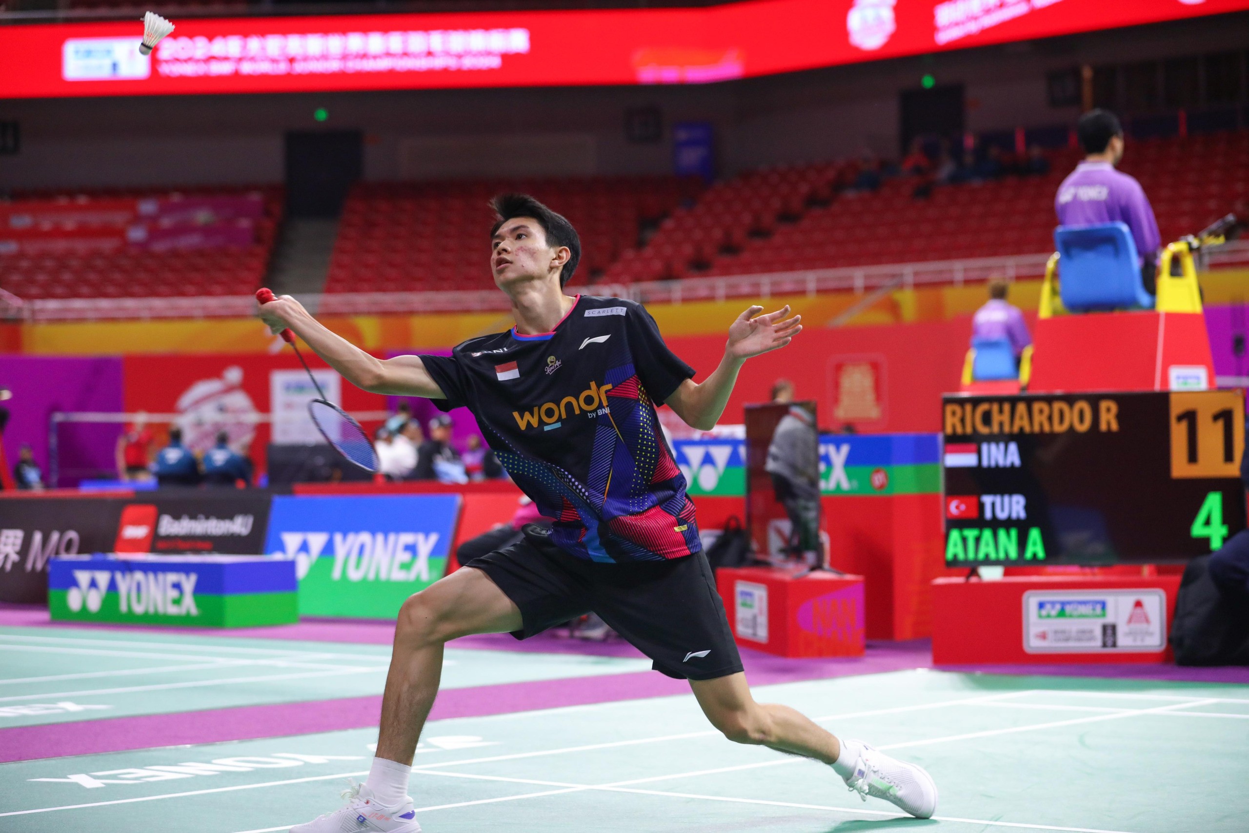 Kejuaraan Dunia Junior, Tiga Tunggal Putra Ke Babak 32 Besar