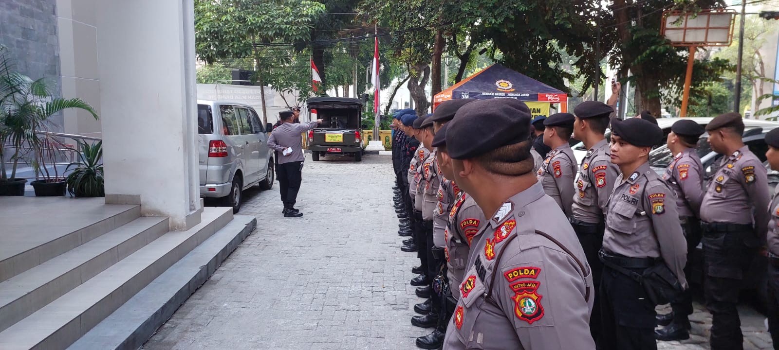 Sebanyak 468 Personel Disiagakan Amankan Kampanye Cagub Dan Cawagub Jakarta Hari Ini