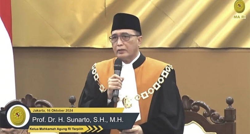 Sunarto Terpilih Jadi Ketua Mahkamah Agung Gantikan Syarifuddin