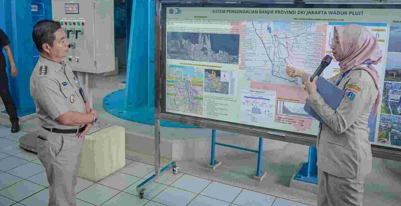Antisipasi Banjir di Jakarta, Pj Gubernur Tinjau Rumah Pompa Waduk Pluit 
