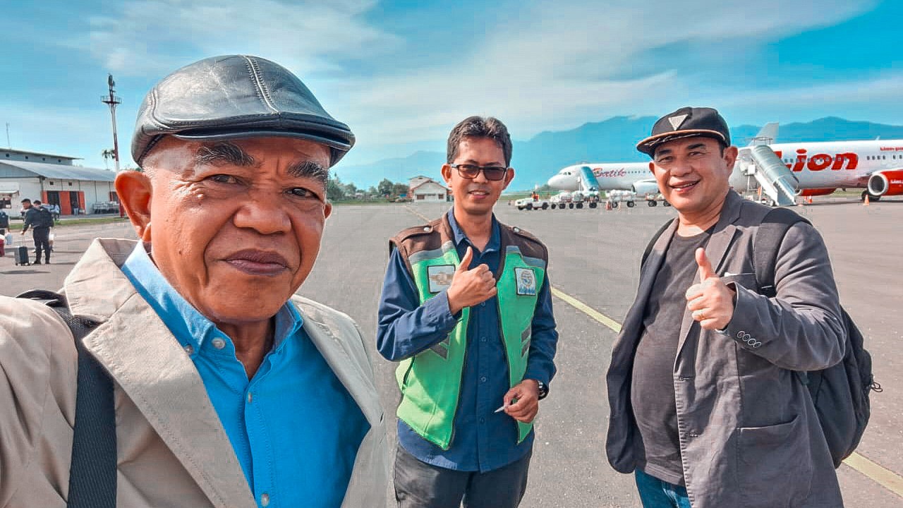 Ketum PWI Pusat Zulmansyah Sekedang Tiba di Manokwari