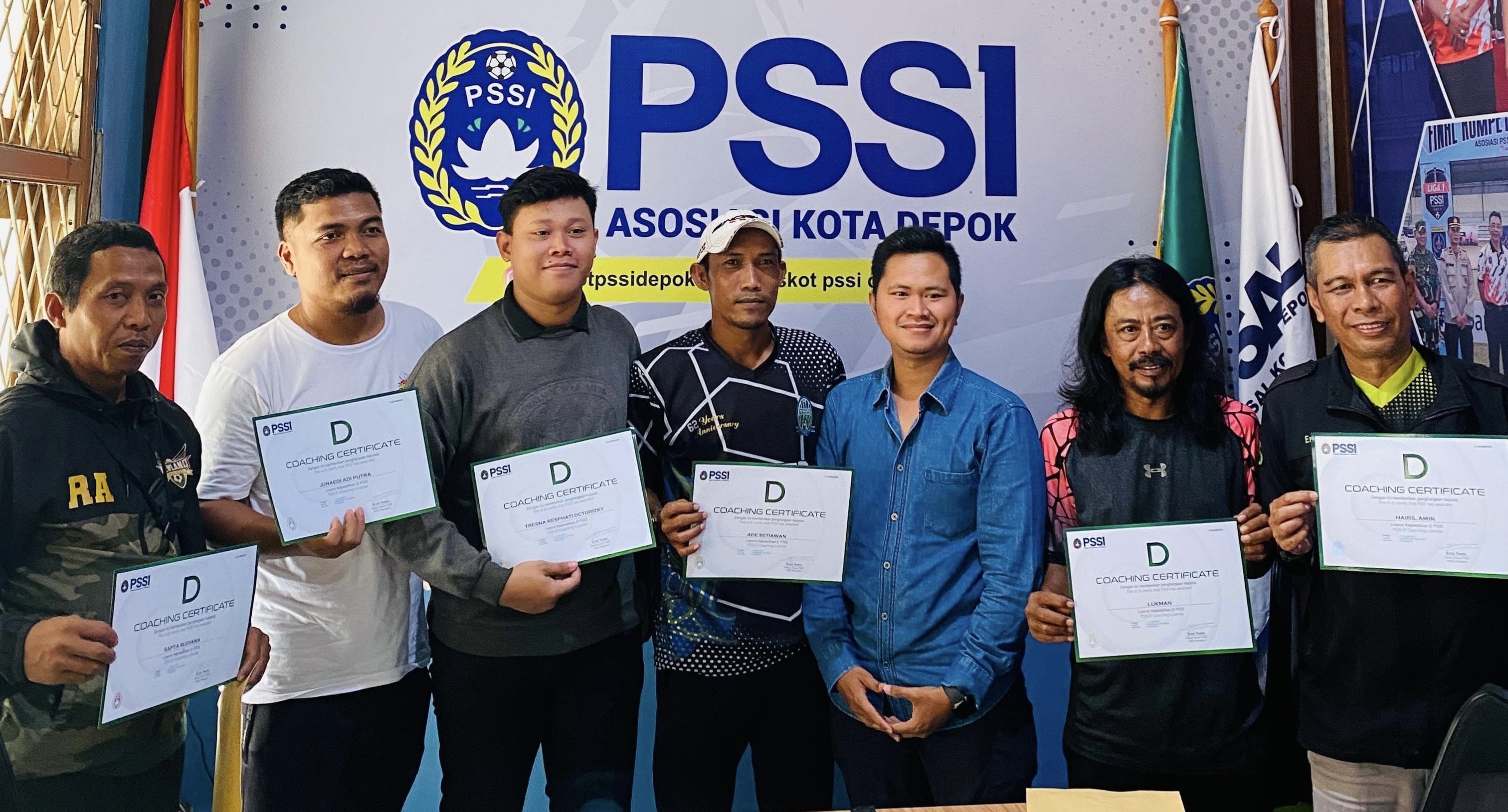 PSSI Kota Depok Lahirkan Pelatih-Pelatih Baru Berlisensi D