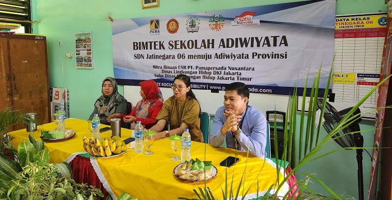 Tanamkan Jiwa Peduli Lingkungan Hidup Sejak Dini, PAMA Gelar Bimtek Adiwiyata di SDN 06 Jatinegara 