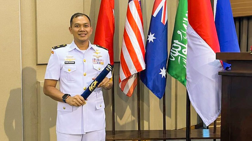 Hadi Priyono, Lulus Seskoau Angkatan 61 dengan Predikat Memuaskan
