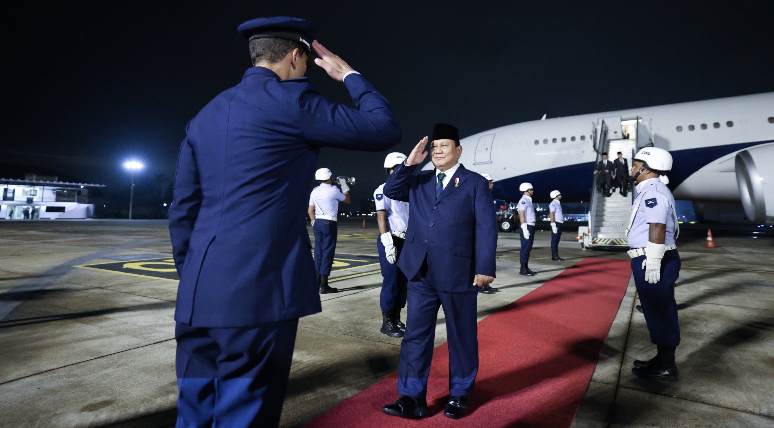 Selesai Peru, Prabowo Tiba di Brasil untuk G20