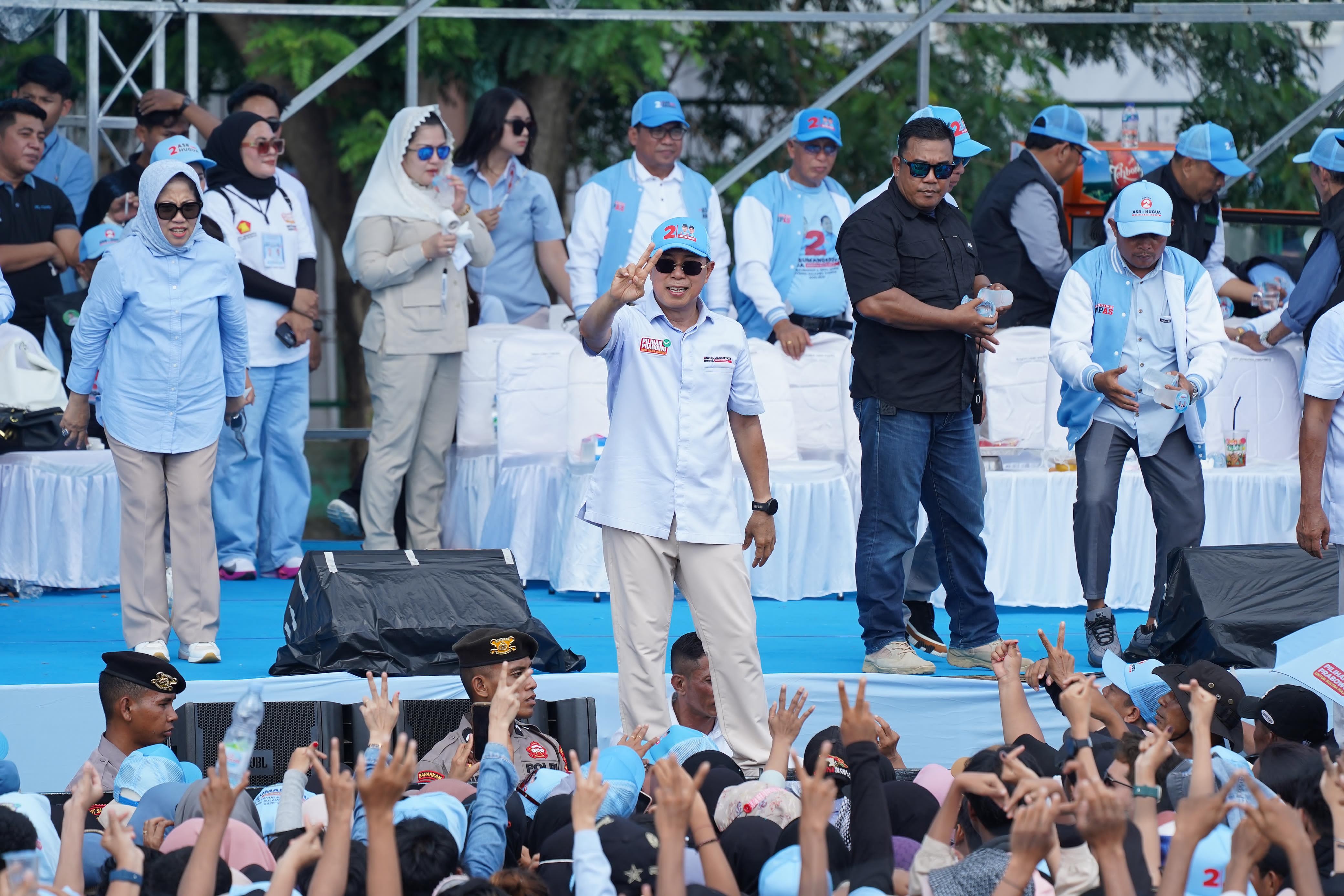 Pesta Rakyat Berkah Part 2 Kolaka jadi Saksi Dukungan Masyarakat Semakin Mengalir Deras ke ASR-Hugua