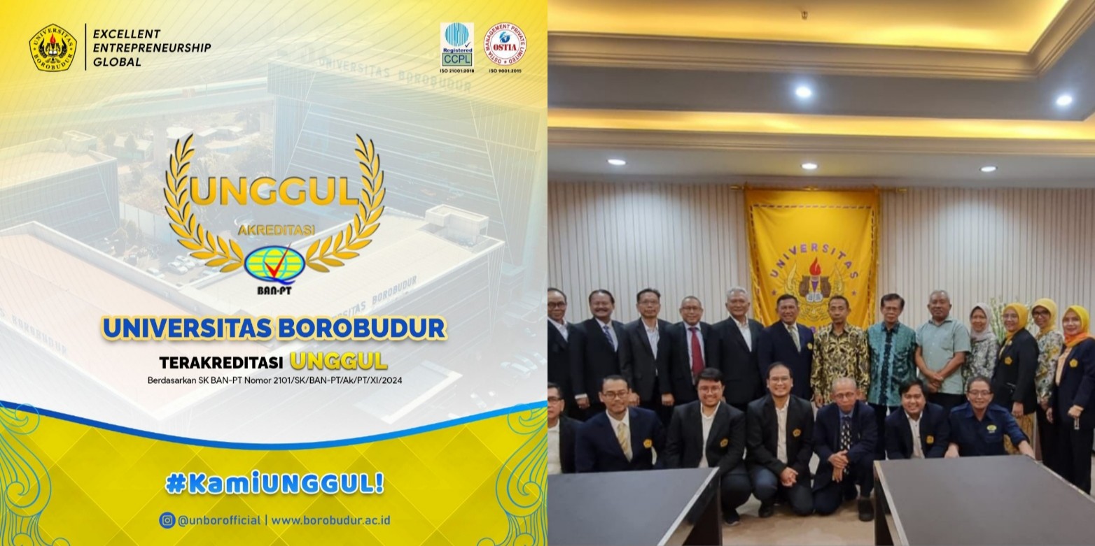 Institusi Universitas Borobudur Terakreditasi Unggul