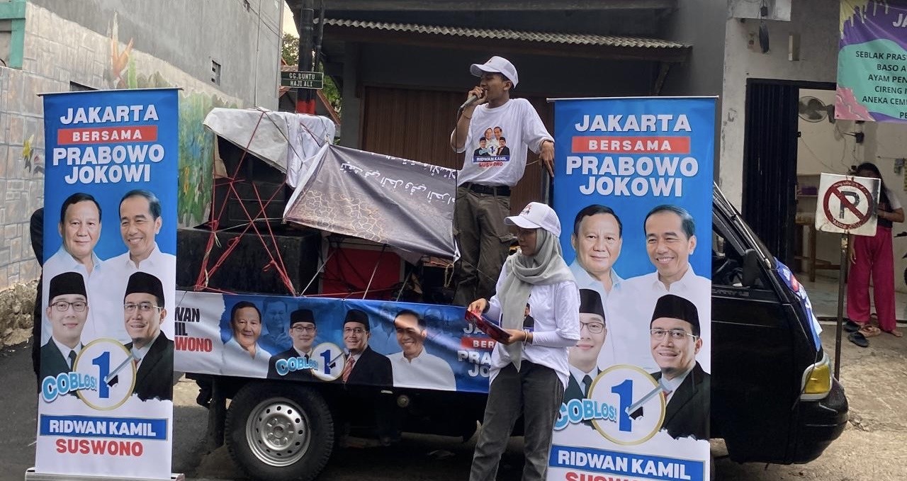 Milenial Pendukung R1DO Jakarta Timur Bikin Woro-Woro Ajak Masyarakat Pilih Ridwan Kamil - Suswono