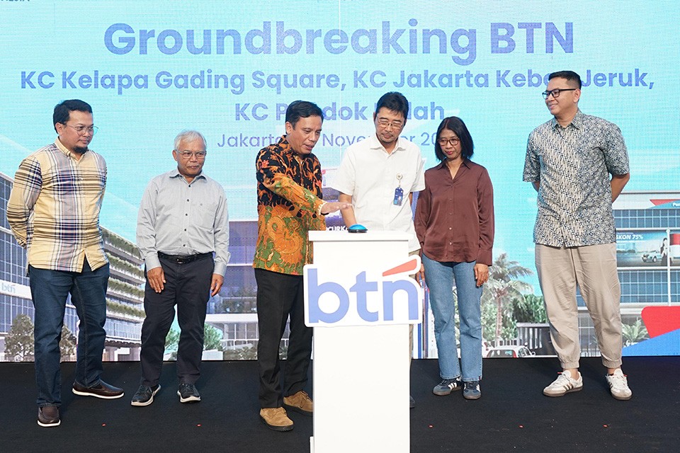Berikan Pelayanan Terbaik, BTN  Groundbreaking Tiga Kantor Cabang di Jakarta