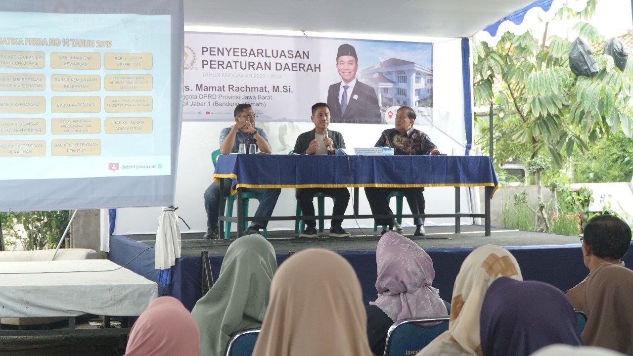 Anggota DPRD Jabar Sosialisasikan Perda Penyelenggaraan Kesehatan di Kelurahan Baros
