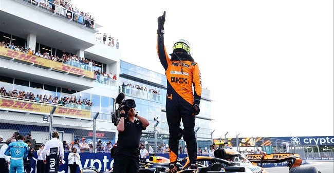 Lando Norris Rebut Pole GP Abu Dhabi 2024, Hamilton Tereliminasi