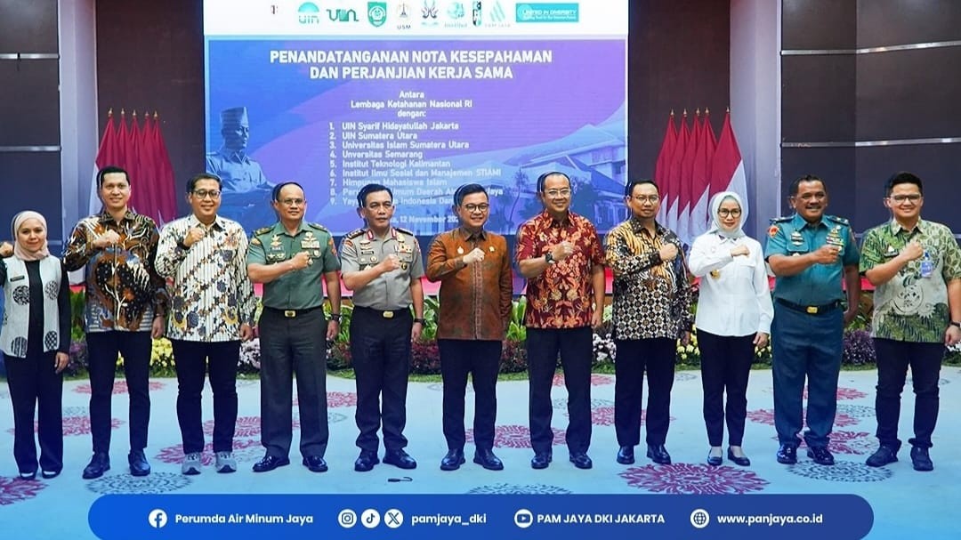 PAM Jaya Gandeng Lemhannas untuk Jaga Ketahanan Air