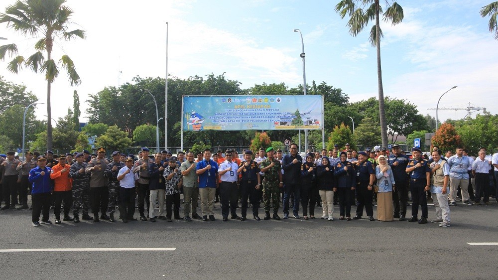 Resmikan Posko Nataru 2024/2025, Pelindo Regional 3 Sub Jawa Gelar Apel Kesiagaan Pembukaan Posko