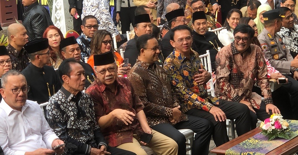 Momen Akrab Anies-Ahok Saat Para Mantan Gubernur Jakarta Kumpul di Balai Kota