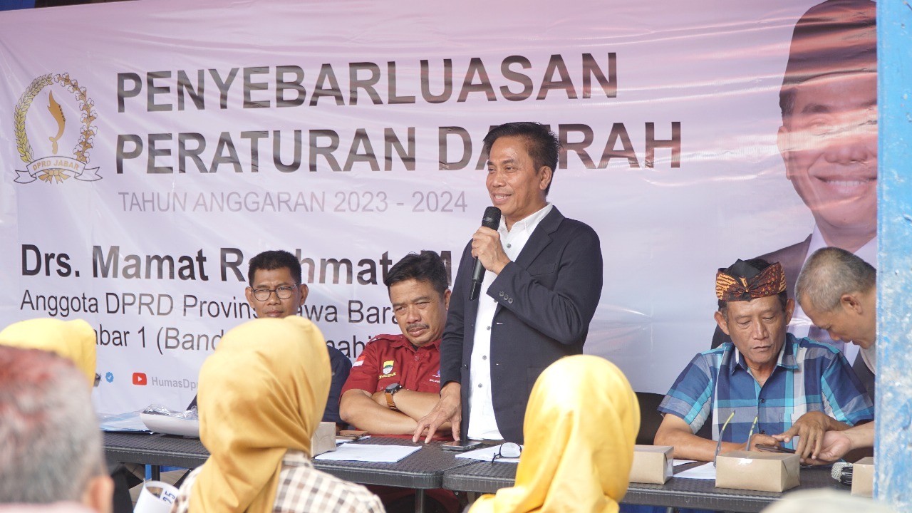Mamat Rachmat Sosialisasikan Perda Nomor 5 tahun 2023 di Babakan Surabaya Bandung