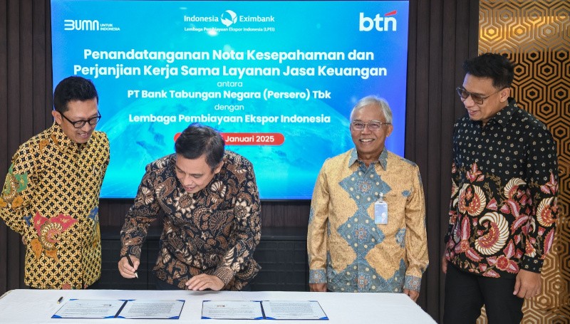 BTN Dukung LPEI Perkuat Ekspor Nasional
