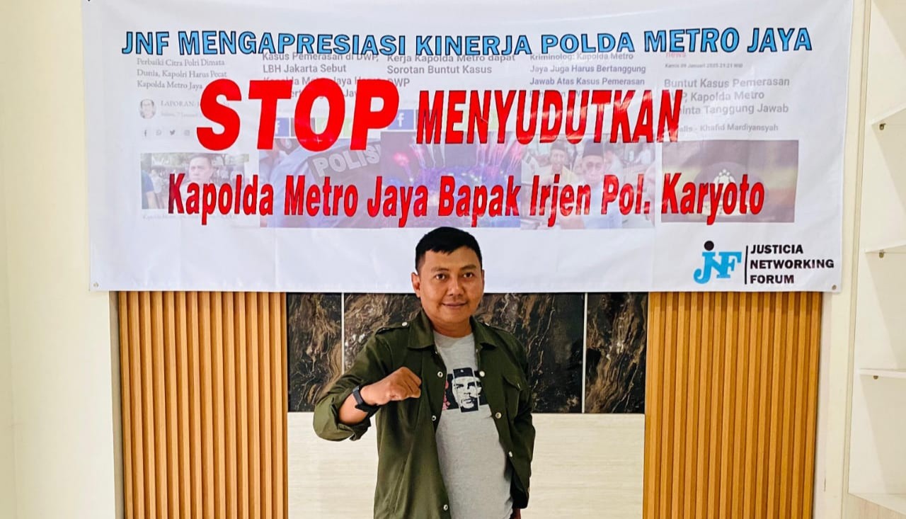 JNF Menilai Kapolda Metro Jaya Irjen Karyoto dan Jajaran Polda Metro Patut di Apresiasi atas Kinerja nya