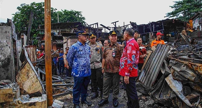 Pj Teguh Sebut Warga Korban Kebakaran Kemayoran Tak Mau Direlokasi ke Rusun
