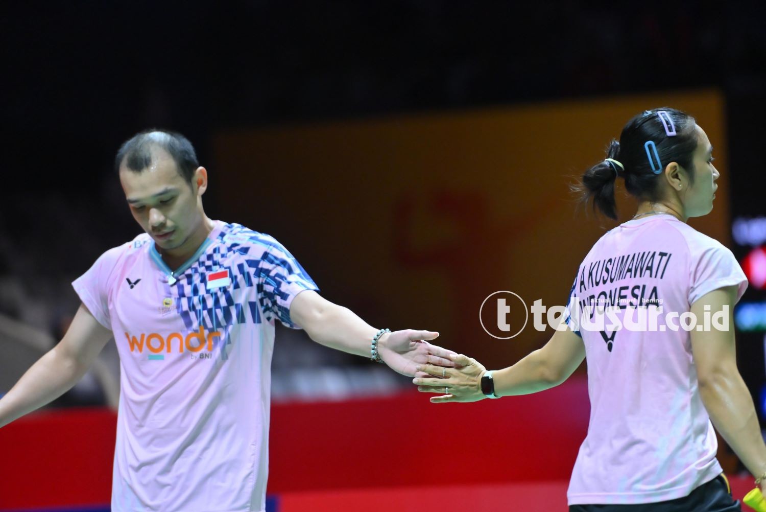 FOTO: Ganda Campuran Rinov/Lisa Terhenti di Babak Semifinal Indonesia Masters 2025