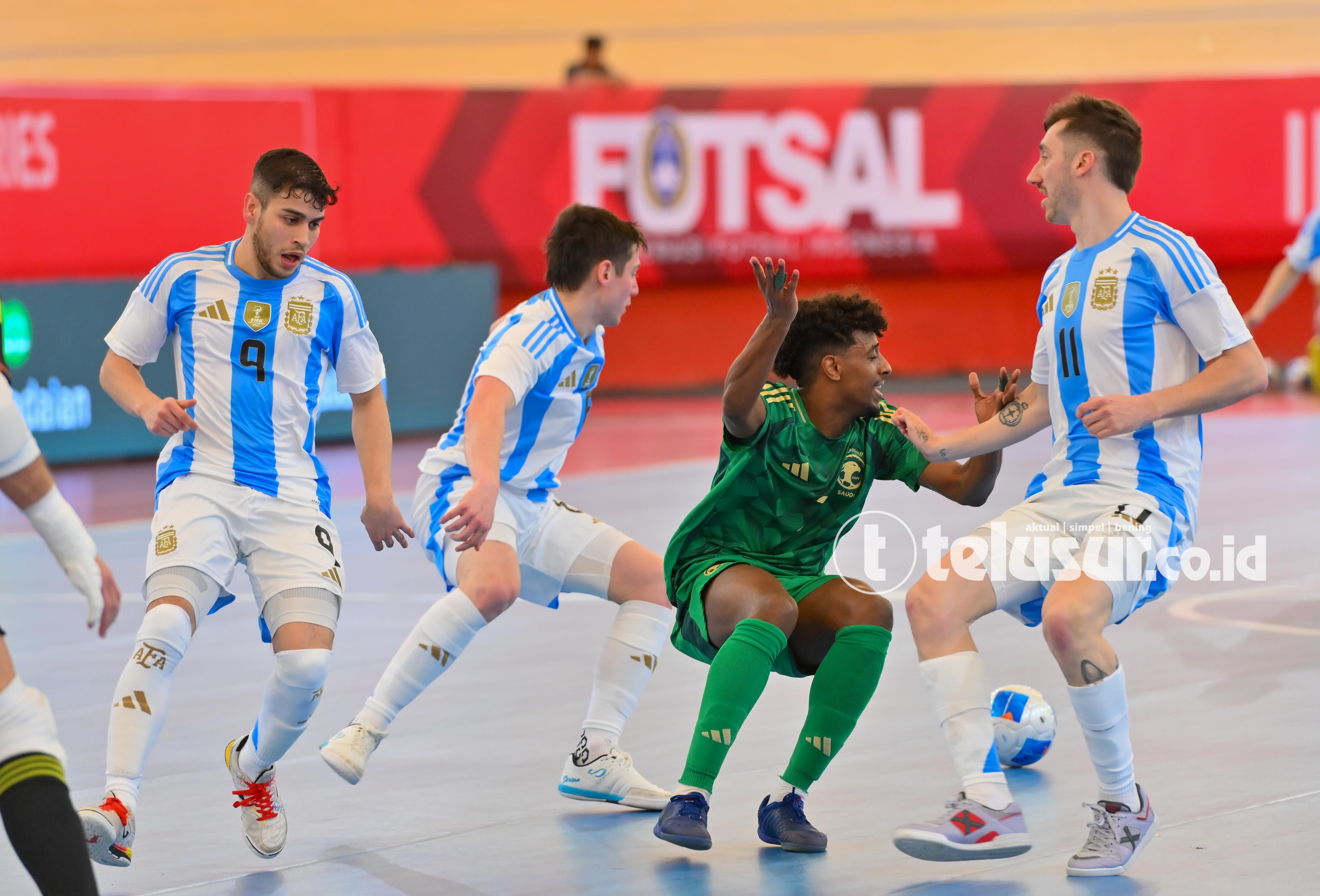 Timnas Futsal Argentina Menang Tipis 8-7 atas Arab Saudi pada Laga Perdana Turnamen 4 Nations World Series 2025