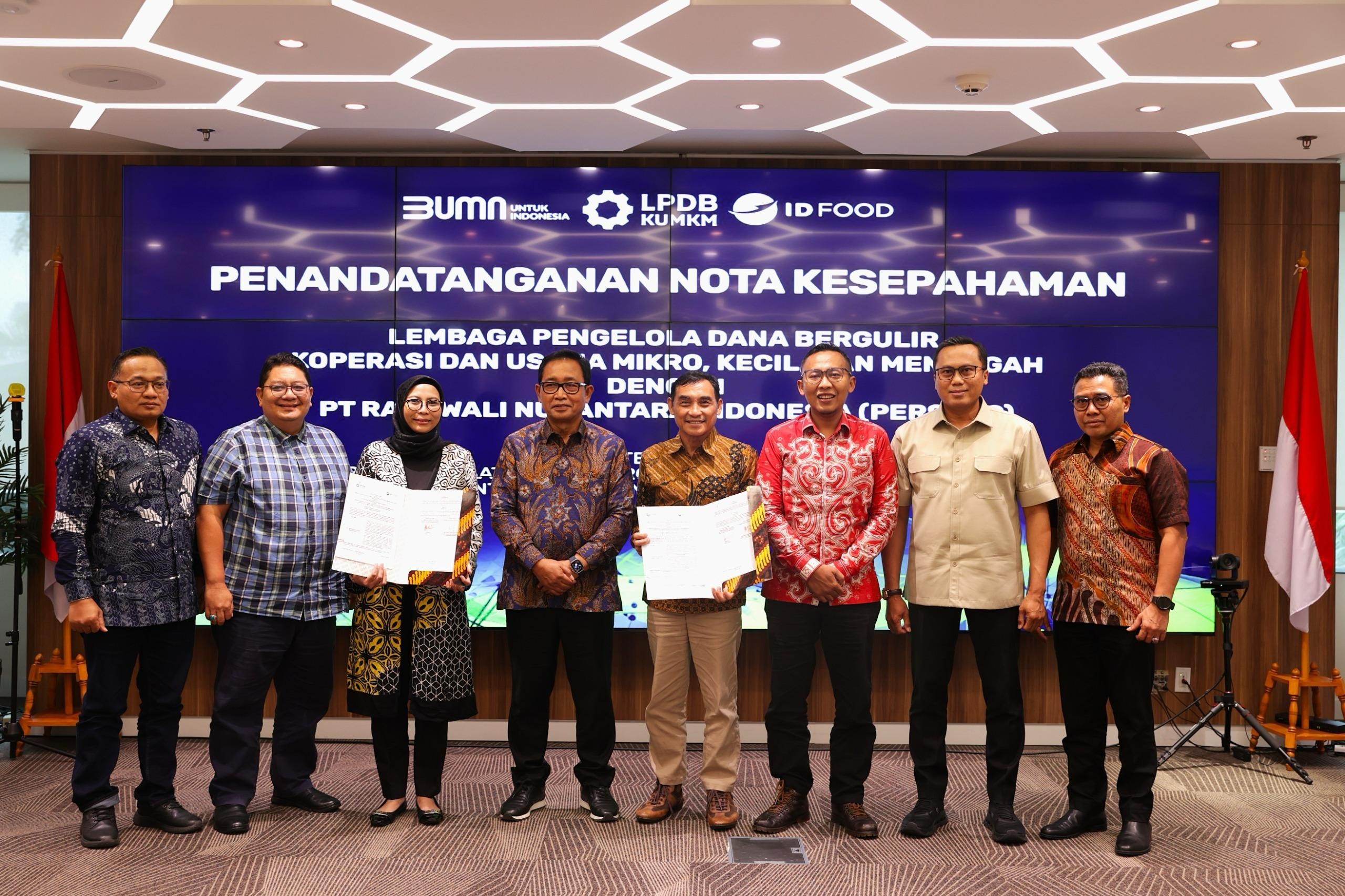 LPDB-KUMKM dan ID FOOD Bersinergi Perkuat Ketahanan Pangan Nasional