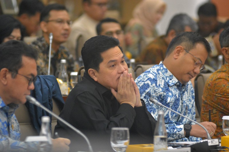 Menteri BUMN Erick Thohir Dengan Komisi VI DPR